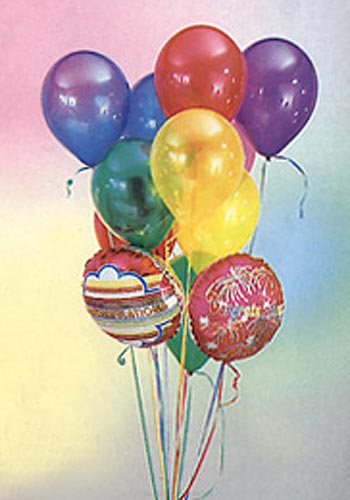  stanbul skdar iek online iek siparii  19 adet karisik renkte uan balon buketi
