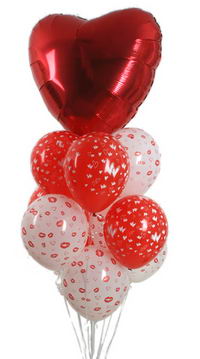 Sevdiklerinize 17 adet uçan balon demeti yollayin.   İstanbul Üsküdar çiçek siparişi sitesi 