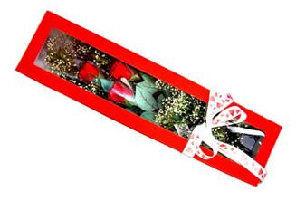  İstanbul Üsküdar hediye çiçek yolla  Kutuda 3 adet gül