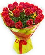 19 Adet kırmızı gül buketi  İstanbul Üsküdar çiçek siparişi vermek 