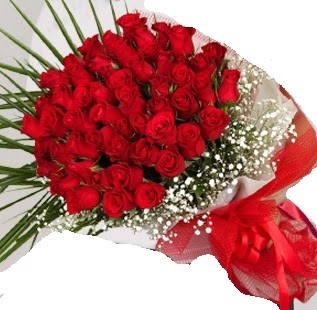 51 adet kırmızı gül buketi  İstanbul Üsküdar çiçek gönderme sitemiz güvenlidir 