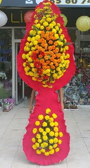 Çift katlı düğün nikah açılış çiçeği  İstanbul Üsküdar çiçek mağazası , çiçekçi adresleri 