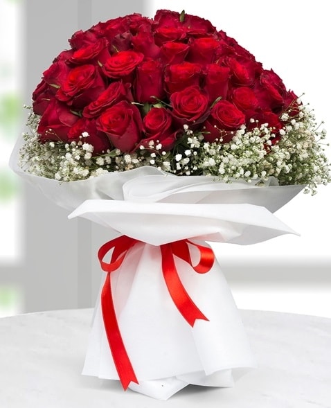 41 adet kırmızı gül buketi  İstanbul Üsküdar çiçek satışı  süper görüntü