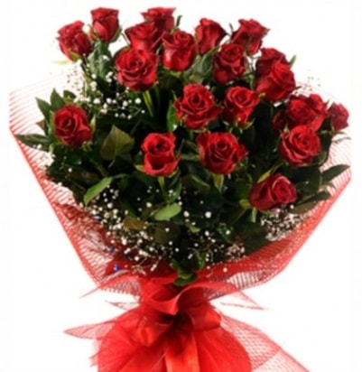 Kız isteme buketi çiçeği sade 27 adet gül  İstanbul Üsküdar çiçek gönderme sitemiz güvenlidir 
