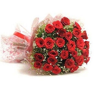 27 Adet kırmızı gül buketi  İstanbul Üsküdar ucuz çiçek gönder 