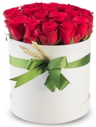 25 adet özel kutuda kırmızı gül  İstanbul Üsküdar cicekciler , cicek siparisi  söz çiçekler